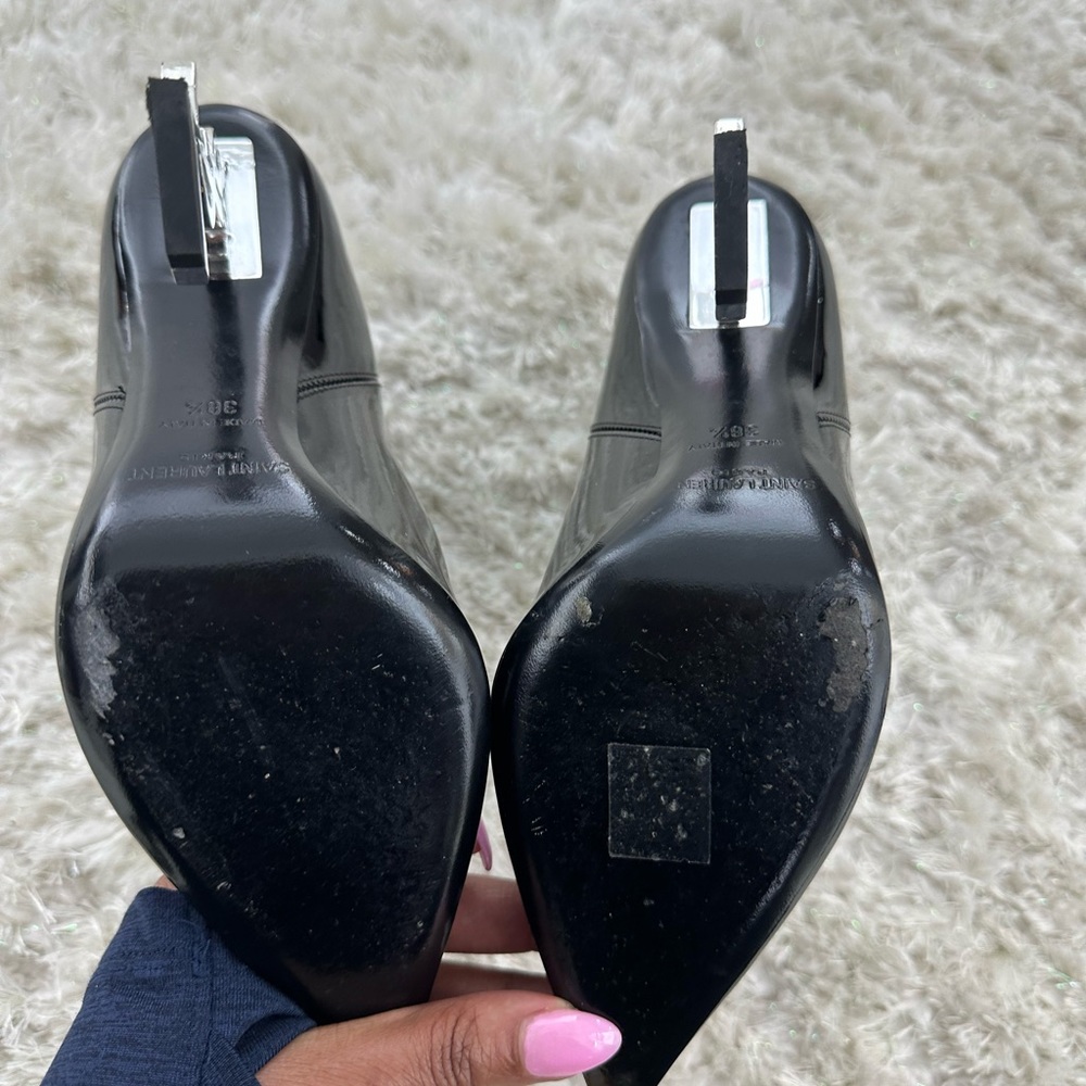 YSL Booties(black) . Size 38 1/2 - Picture 4 of 4